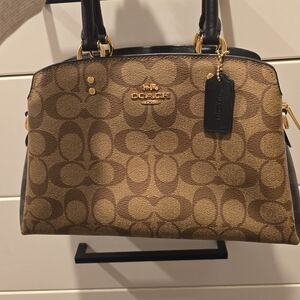 Coach Margot Brown Signature Handbag